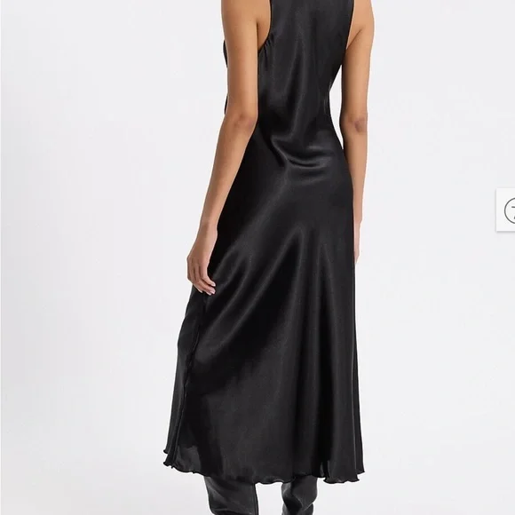 Express  Twist Straps Satin Dress - Picture 3 of 5